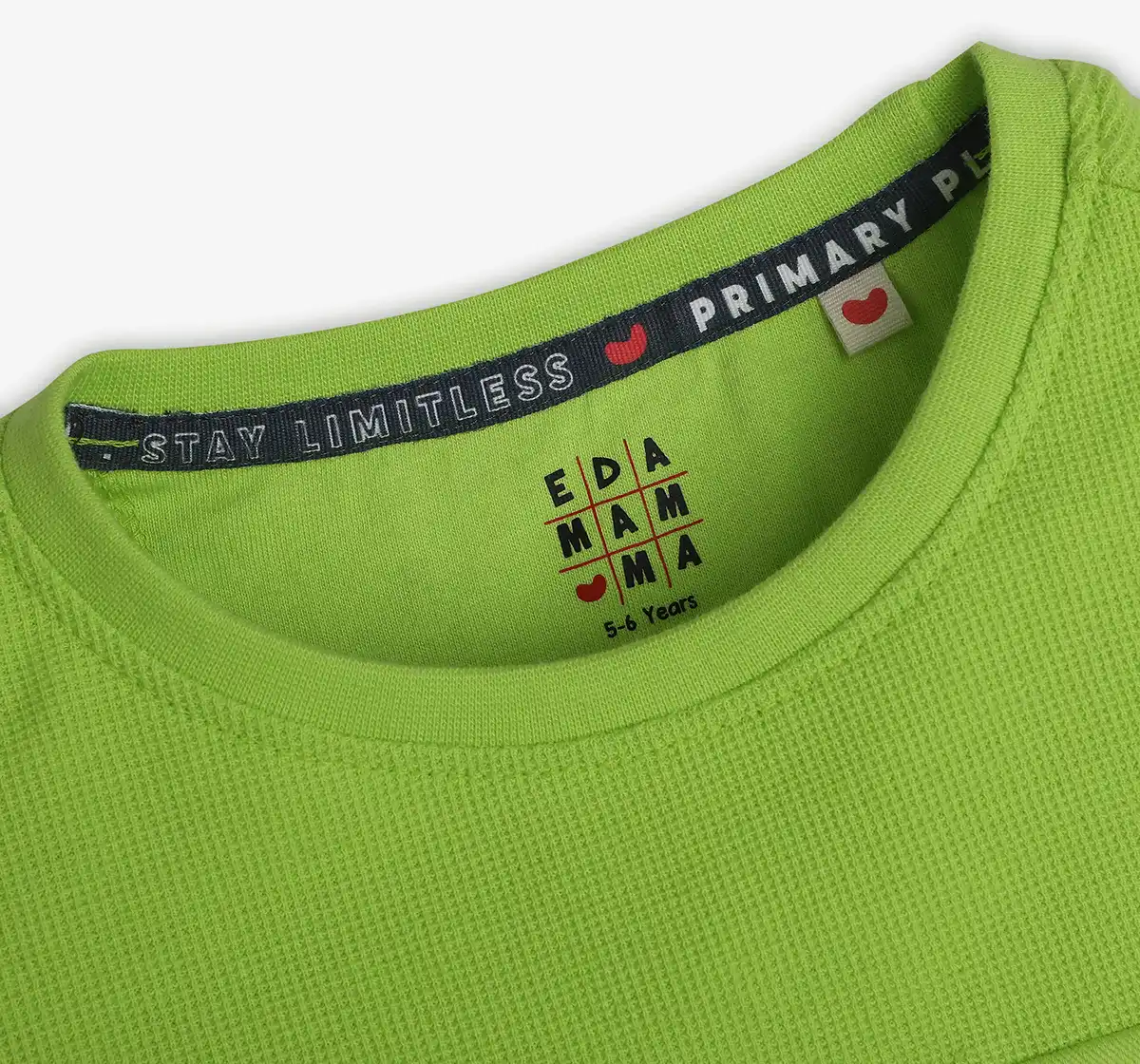 Boys 100% Cotton T-Shirt - Lime Green