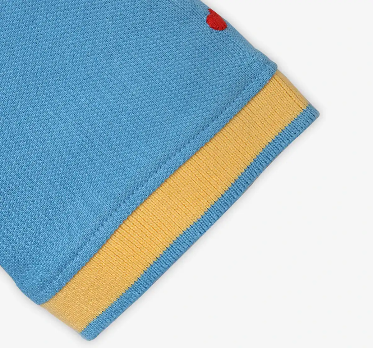 Boys Embroidered Polo Tshirt - Blue