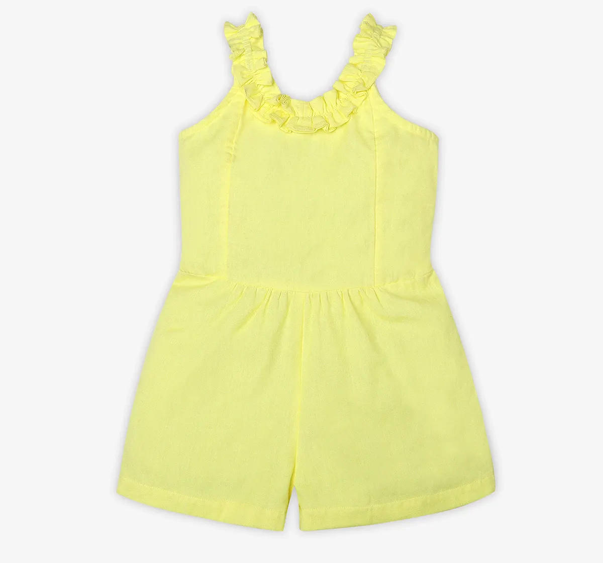 Girls Romper- Yellow