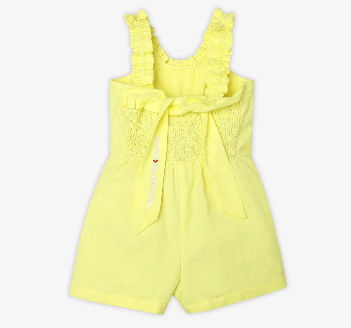 Girls Romper- Yellow