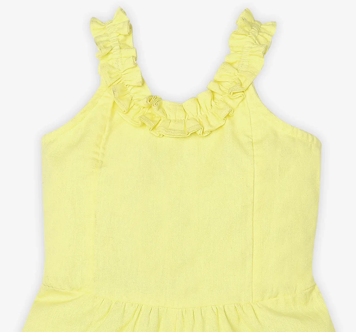 Girls Romper- Yellow