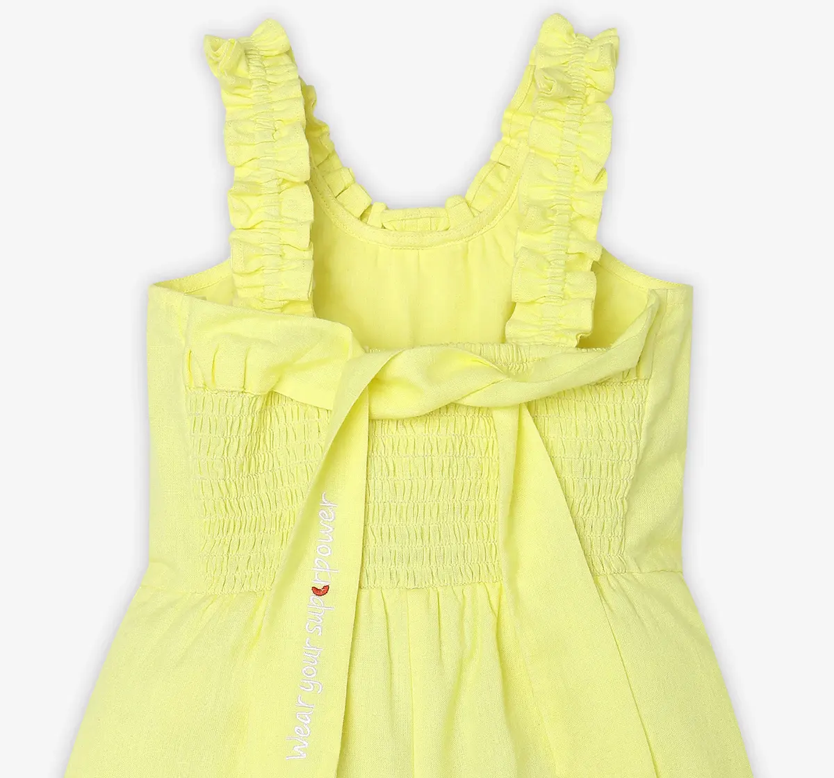 Girls Romper- Yellow