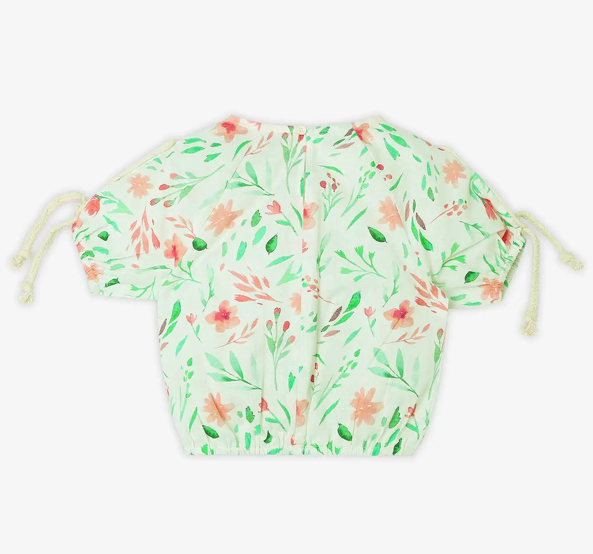Ed-A-Mamma Girls All Over Printed Printed Coord Set - Off-White