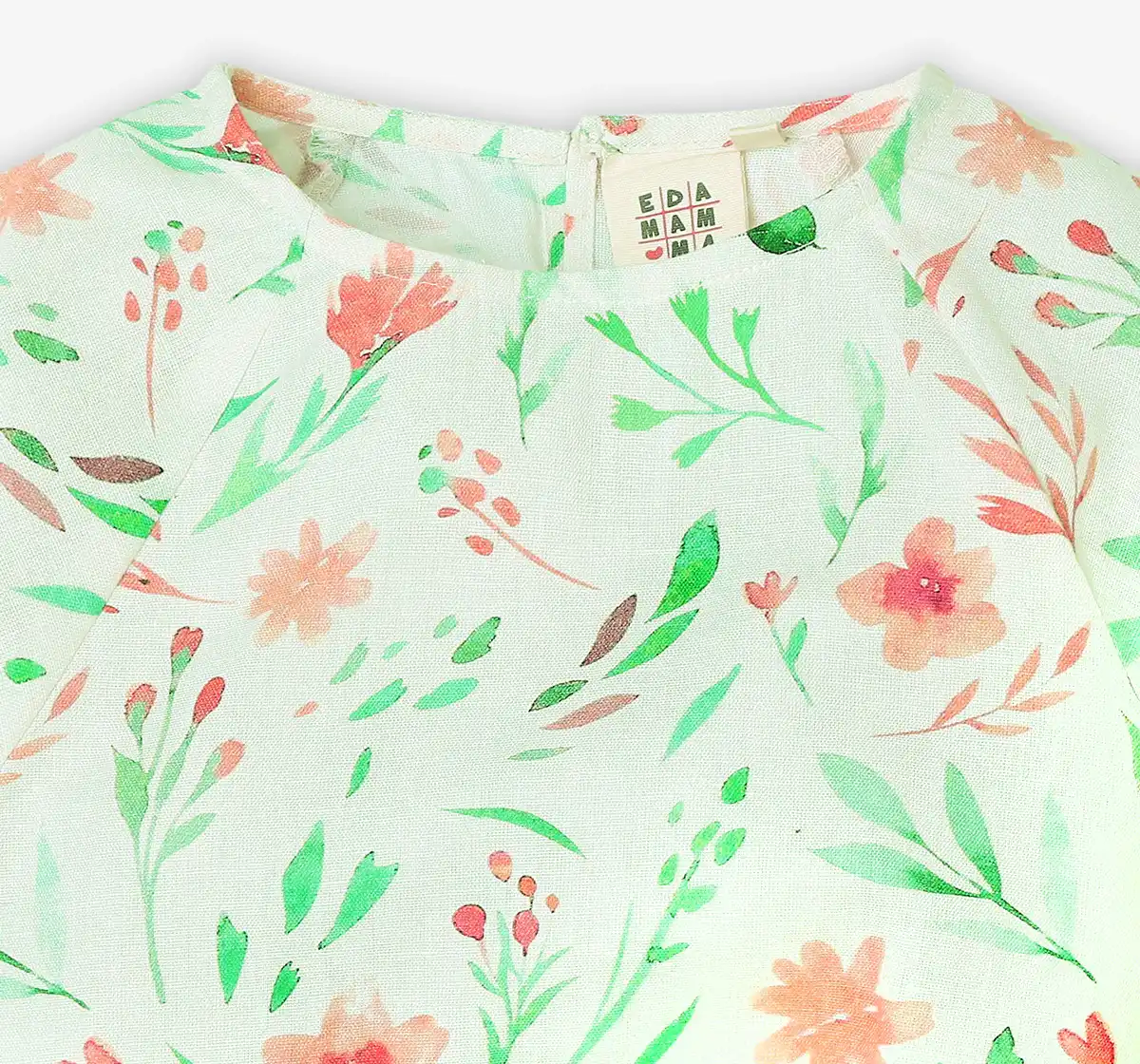 Ed-A-Mamma Girls All Over Printed Printed Coord Set - Off-White