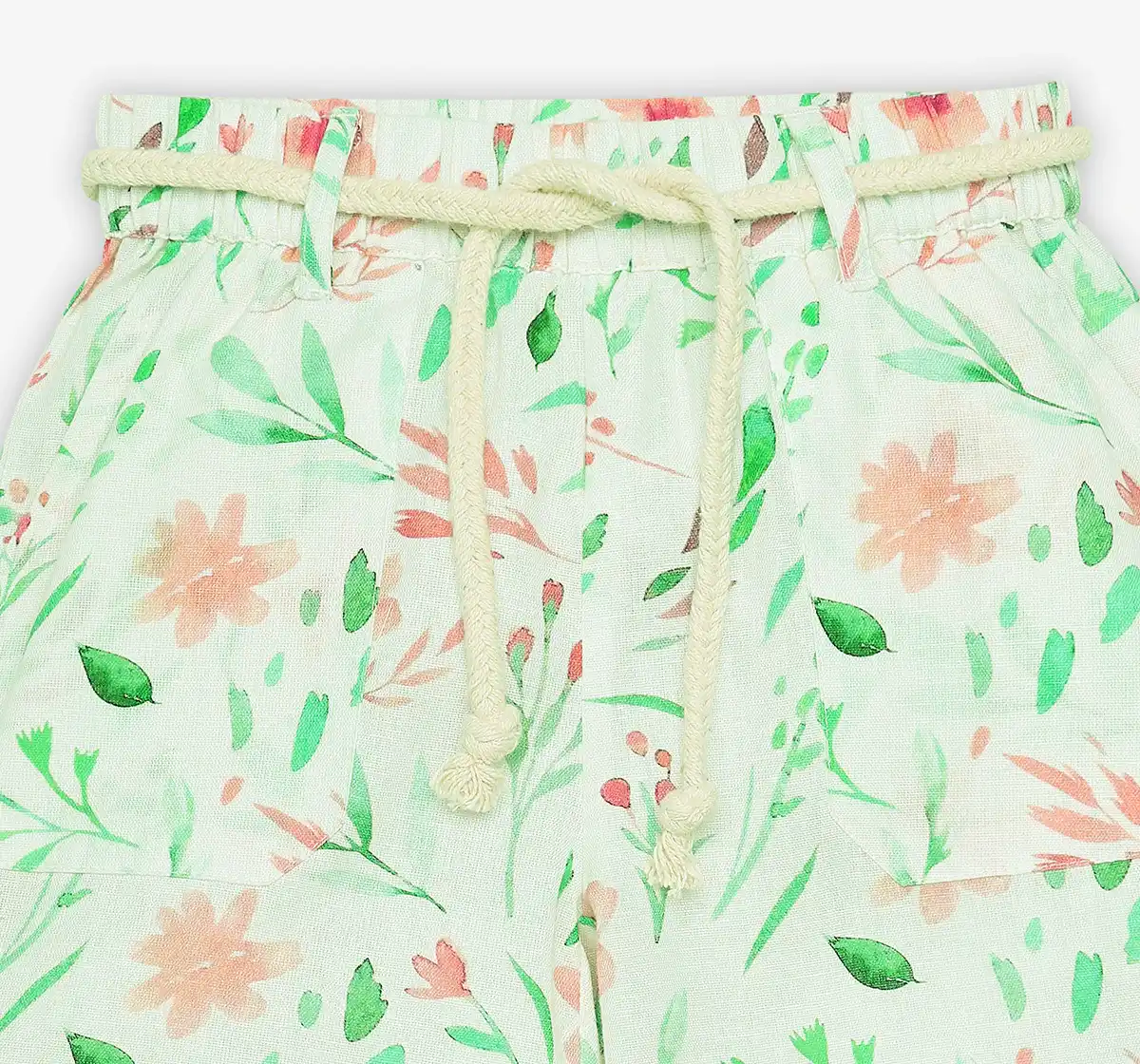 Ed-A-Mamma Girls All Over Printed Printed Coord Set - Off-White