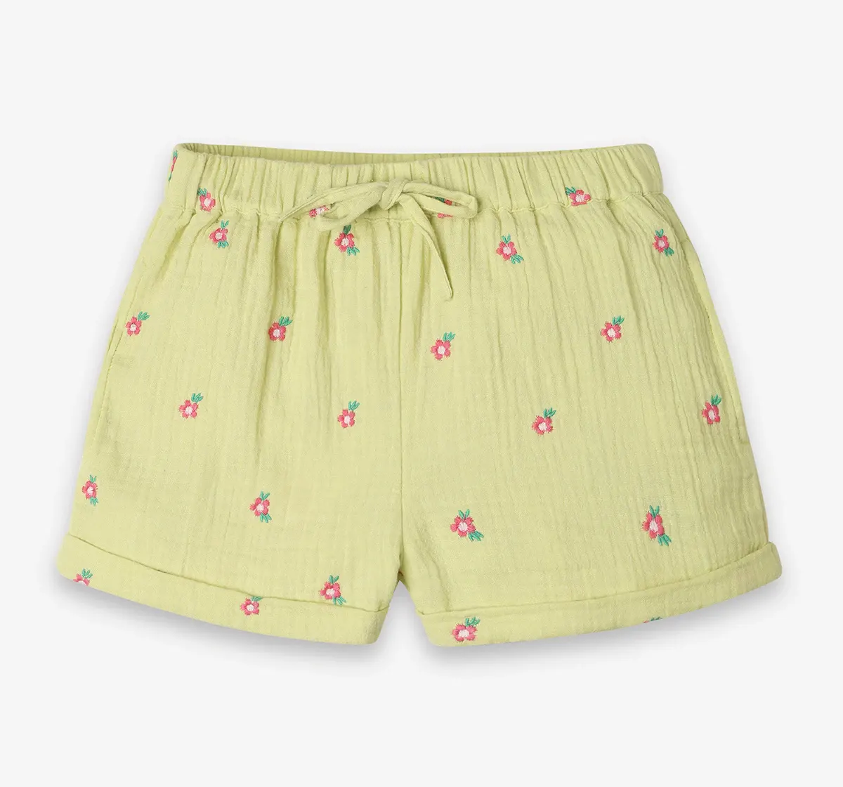 Girls 100% Cotton Co-Ord Set - Green (Pack of 2)