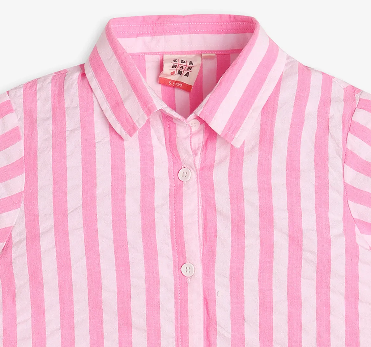 Girls Striped 3 Piece Co-ord Set - Pink