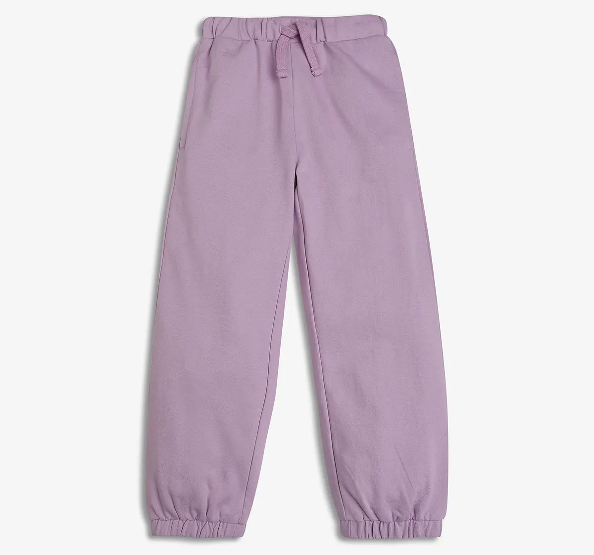 Girls Printed Hooded Co-ord Set - Lavender