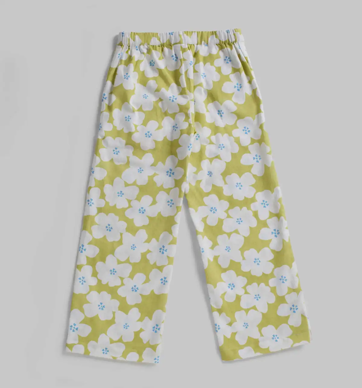 Ed-A-Mamma Girls Embroidered & All Over Printed Printed Co-Ord Set - Blue