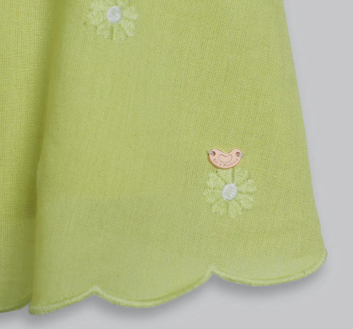 Ed-A-Mamma Girls Embroidered & All Over Printed Printed Co-Ord Set - Blue