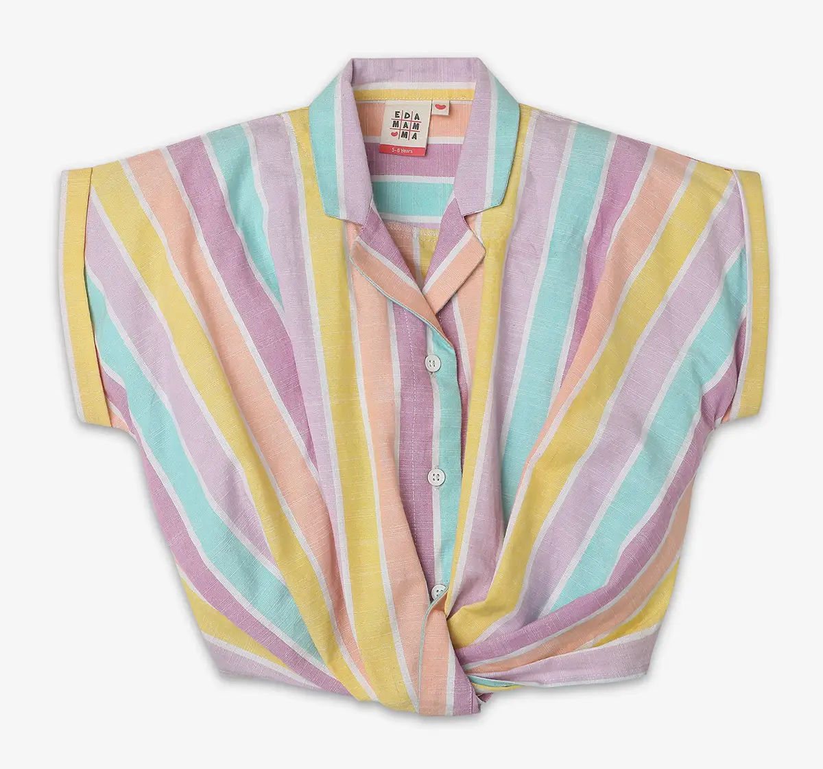 Girls Striped Top - Multicolor