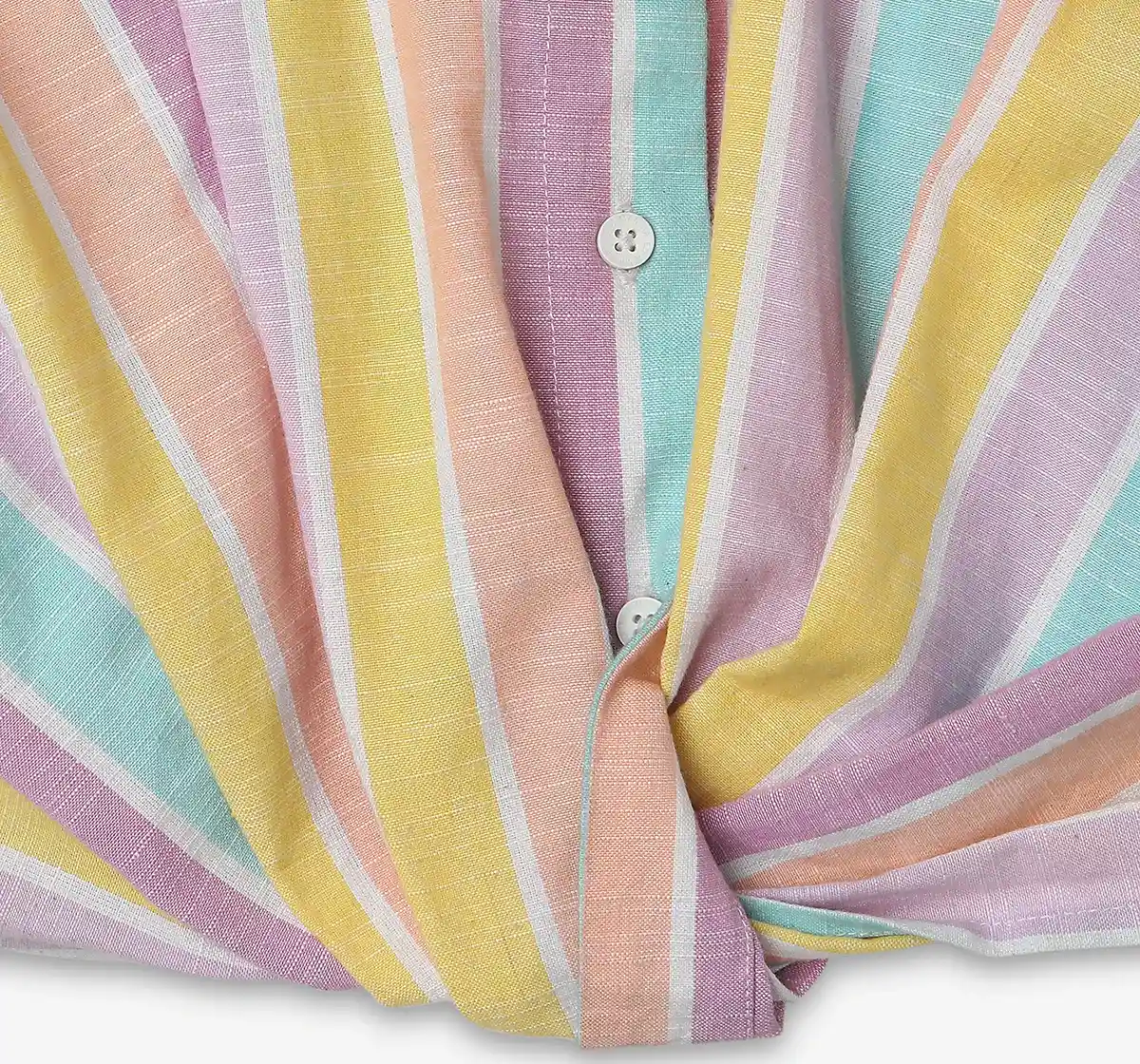 Girls Striped Top - Multicolor