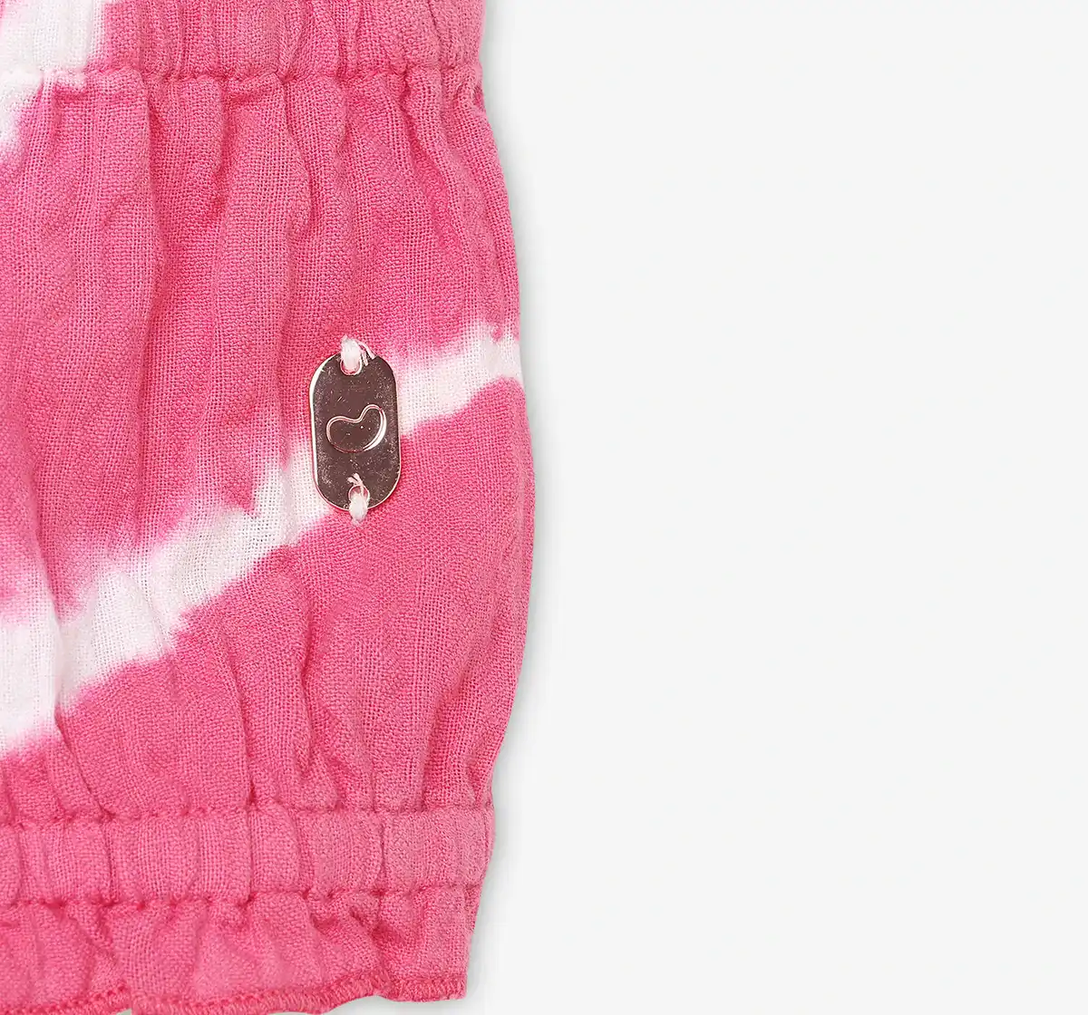 Girls Printed 100% Cotton Top - Pink