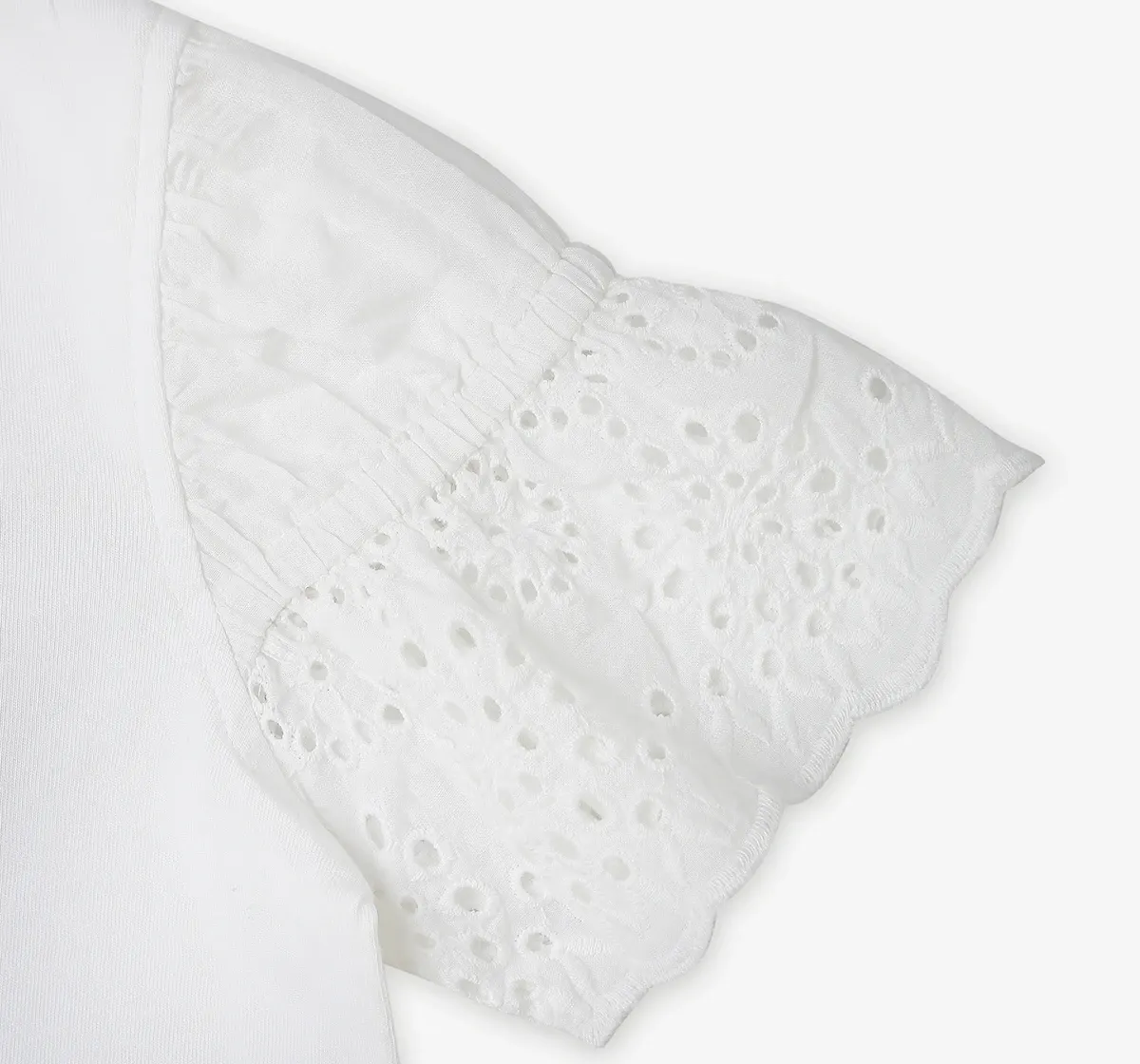 Girls 100% Cotton T-Shirt - White