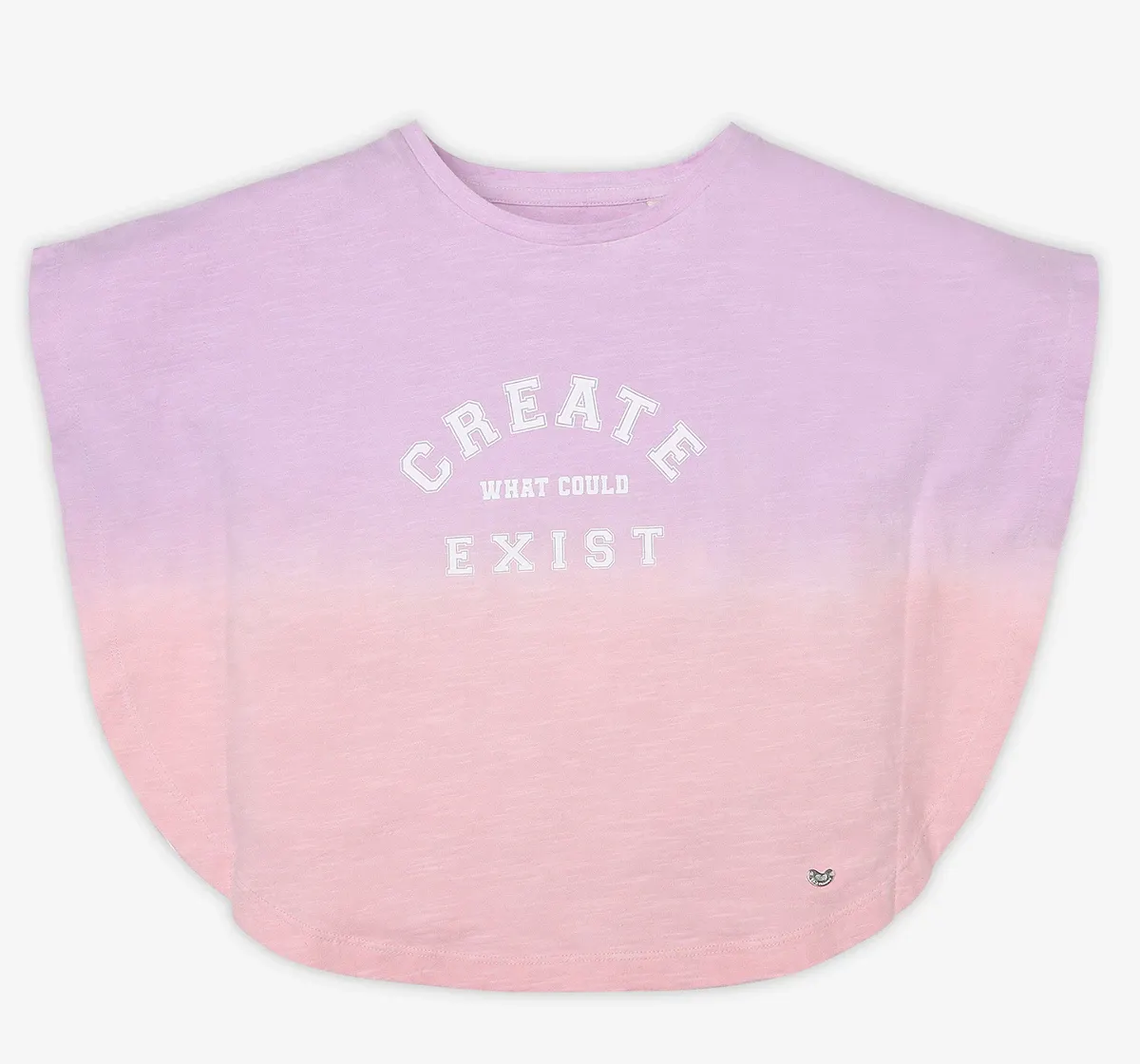Girls Ombre Dyed Tshirt - Lavender