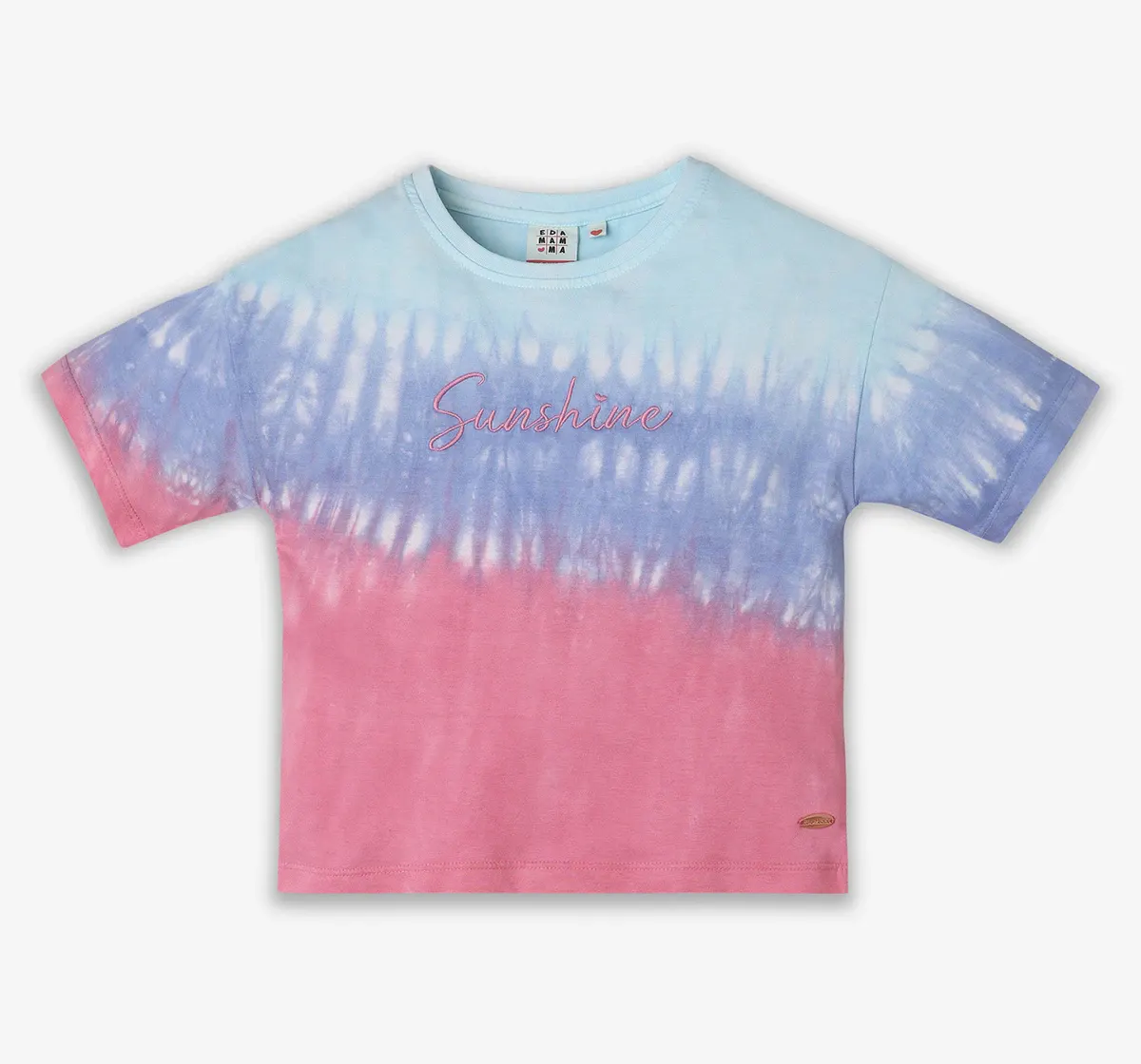 Girls Printed 100% Cotton T-Shirt - Multicolour