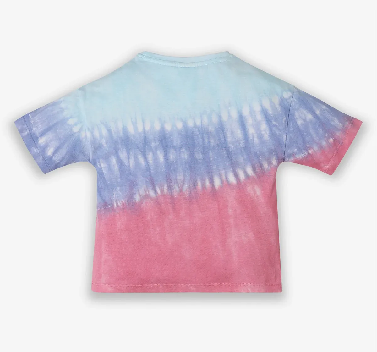 Girls Printed 100% Cotton T-Shirt - Multicolour