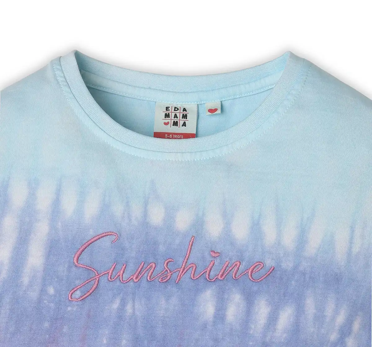 Girls Printed 100% Cotton T-Shirt - Multicolour