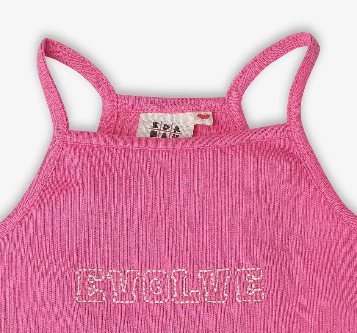 Girls Printed 100% Cotton T-Shirt - Pink