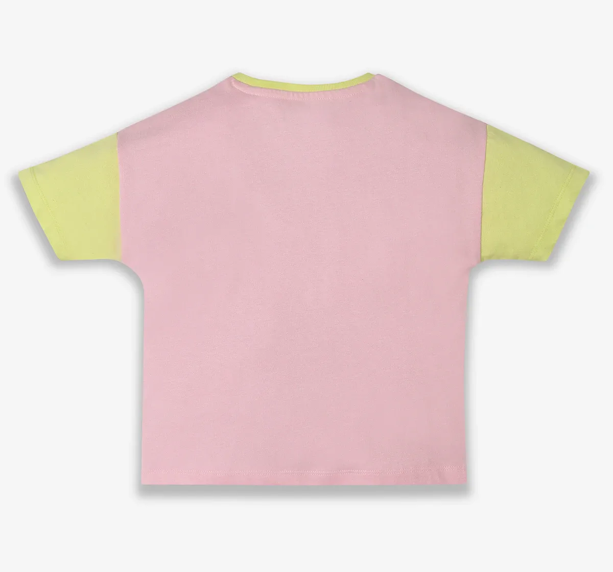 Girls Printed 100% Cotton T-Shirt - Multicolour