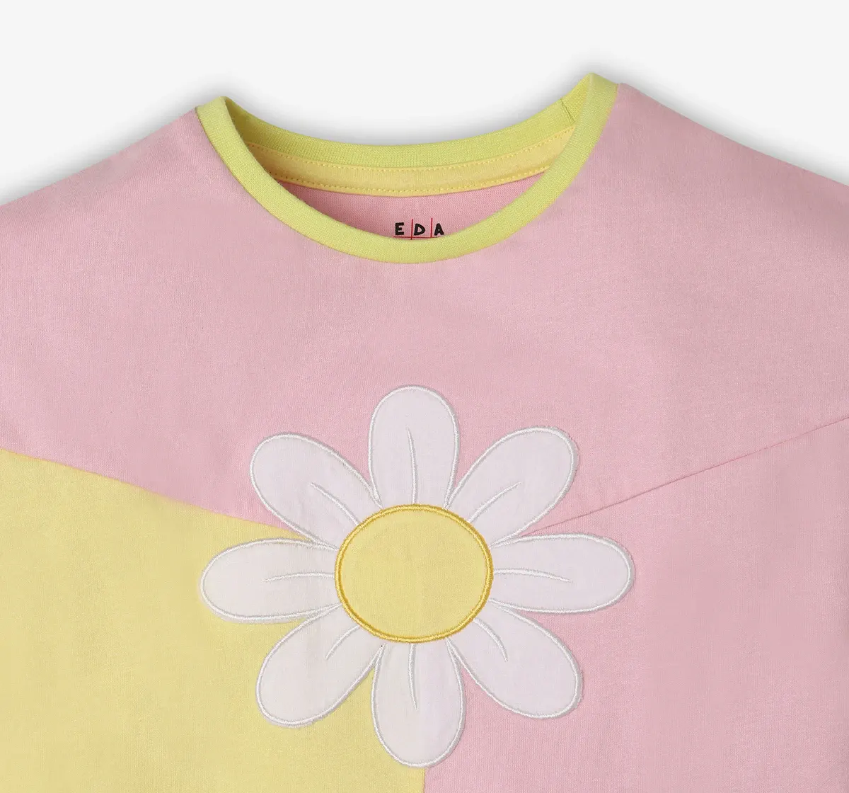 Girls Printed 100% Cotton T-Shirt - Multicolour