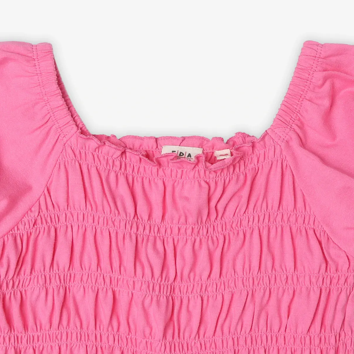 Girls Smocked Tshirt - Pink