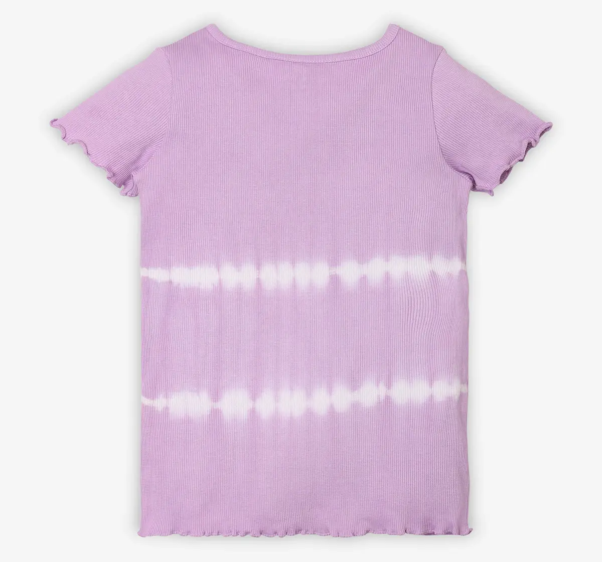 Girls Printed 100% Cotton T-Shirt - Lavender