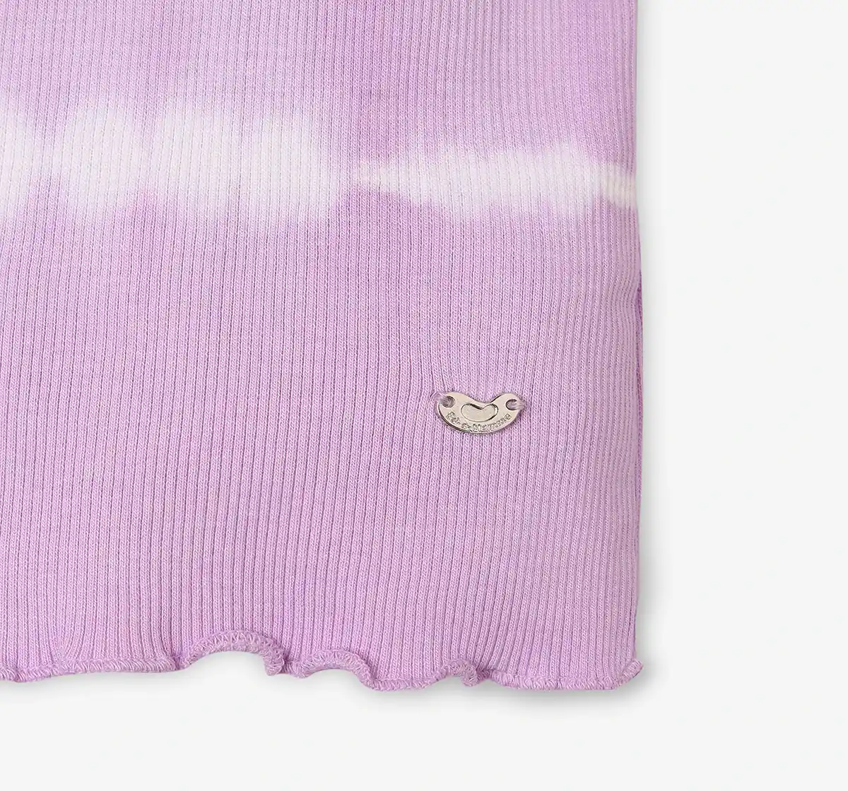 Girls Printed 100% Cotton T-Shirt - Lavender