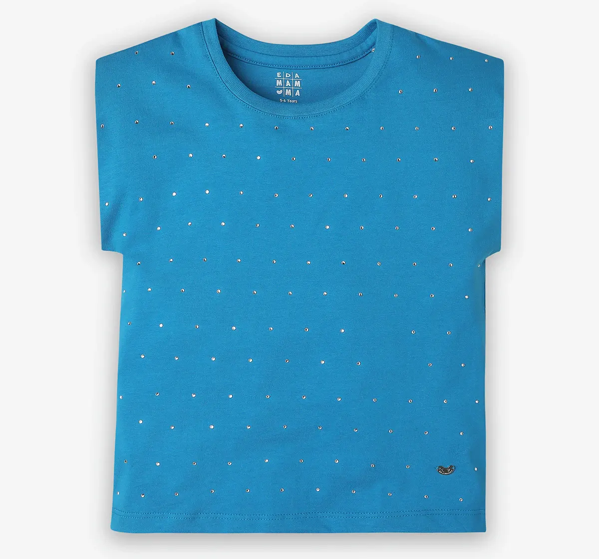 Girls 100% Cotton T-Shirt - Blue