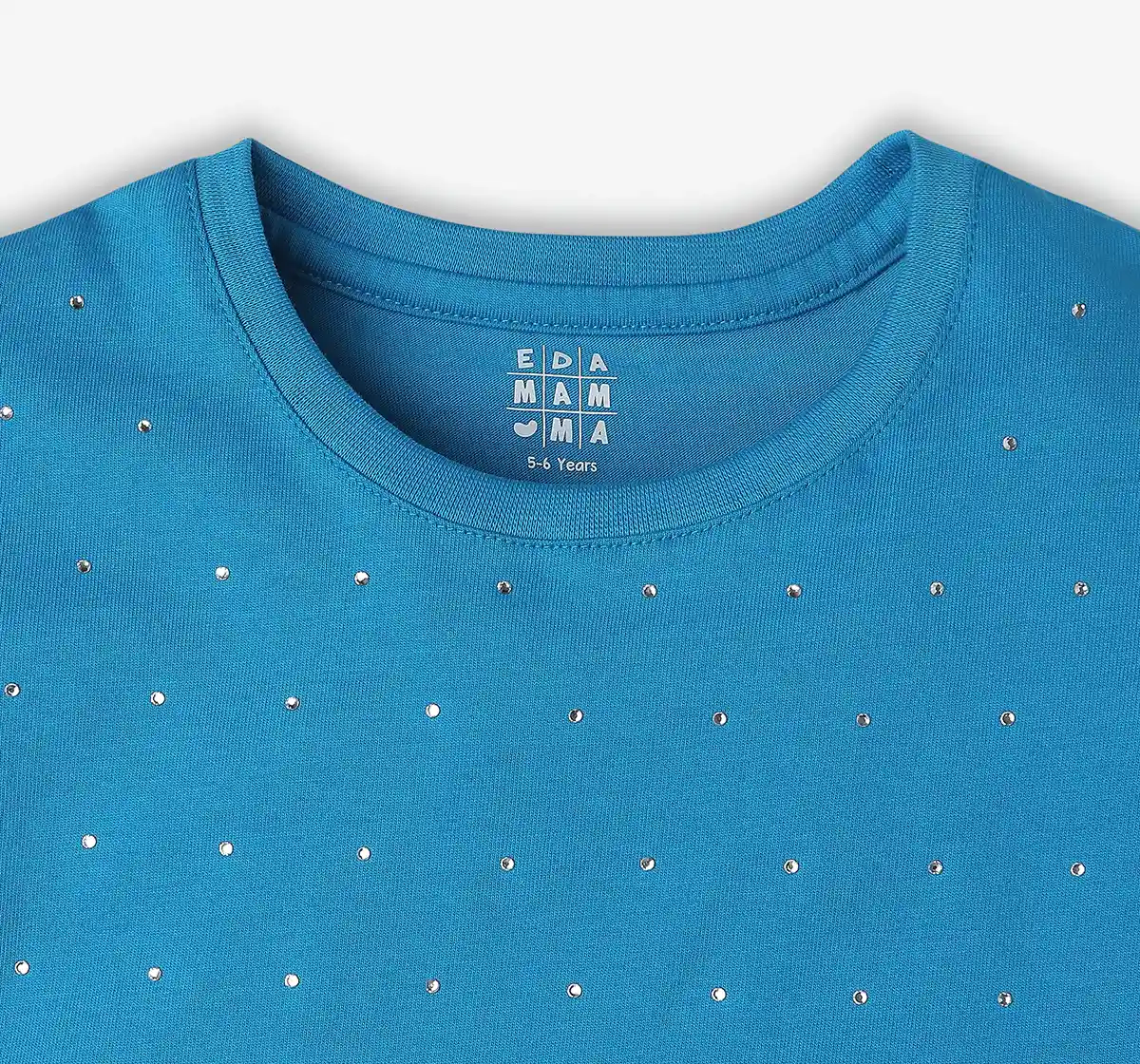 Girls 100% Cotton T-Shirt - Blue