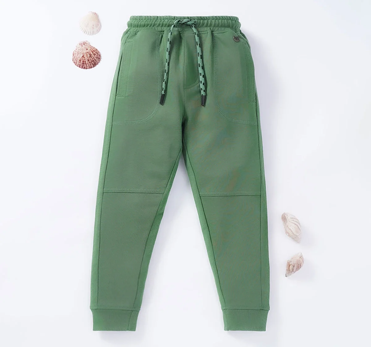 Boys Solid Jogger With Pockets