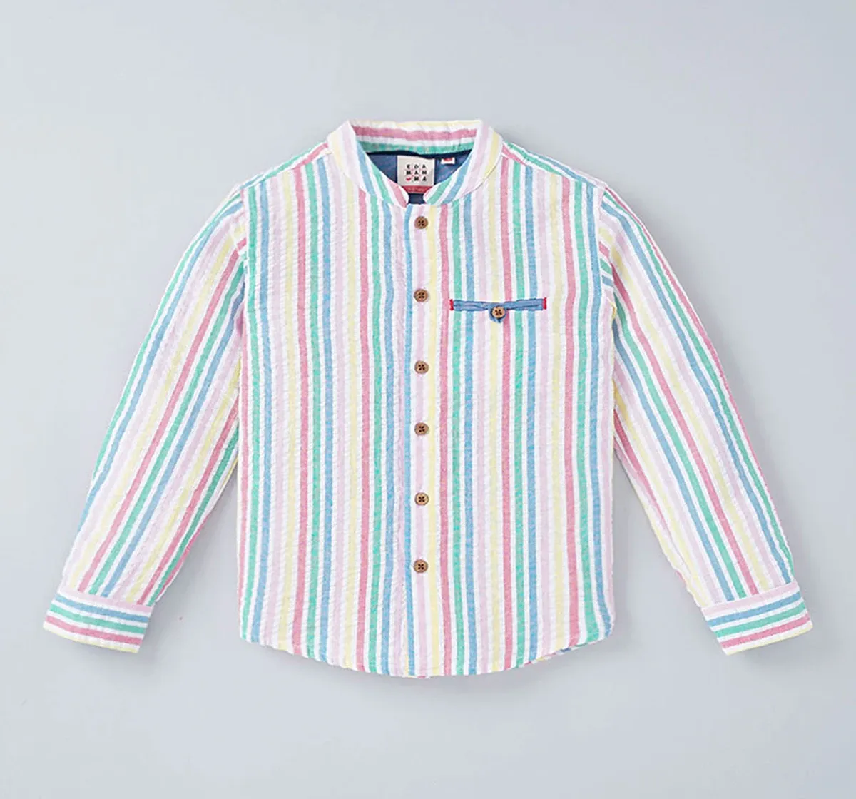 Boys Multicolour Striped Shirt