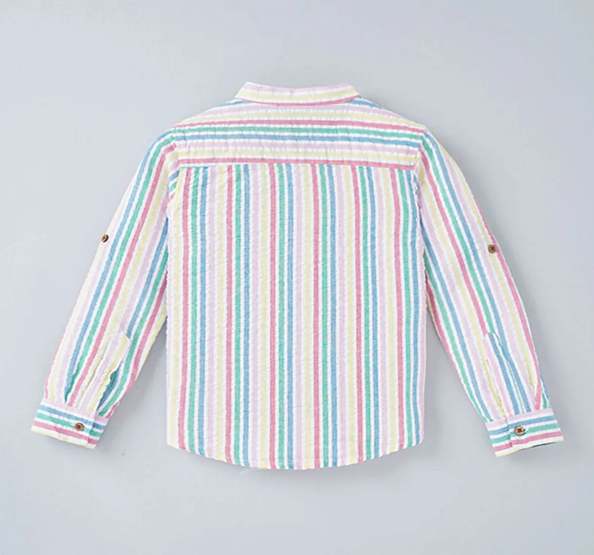 Boys Multicolour Striped Shirt