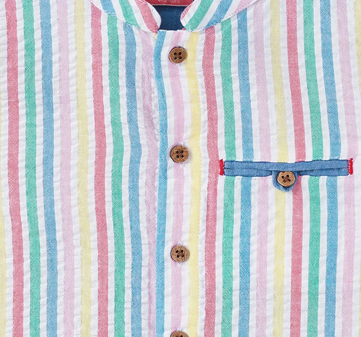 Boys Multicolour Striped Shirt
