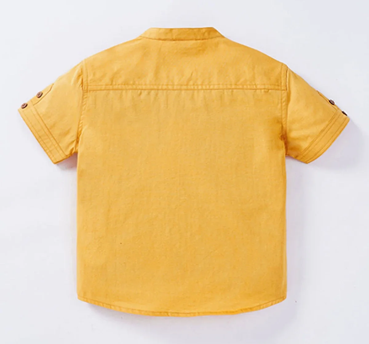 Boys Mandarin Collar Shirt