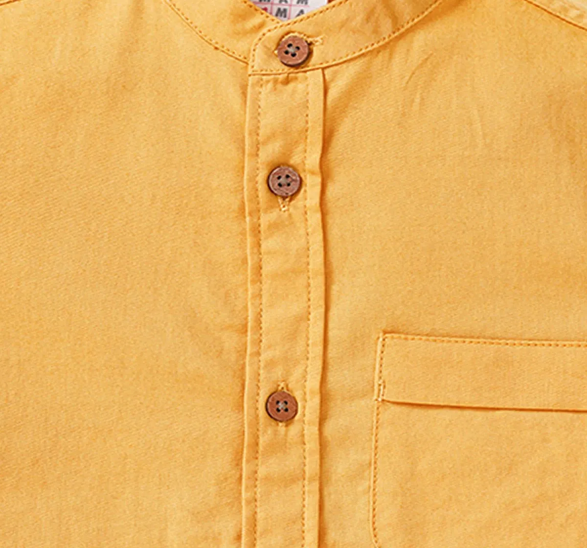 Boys Mandarin Collar Shirt