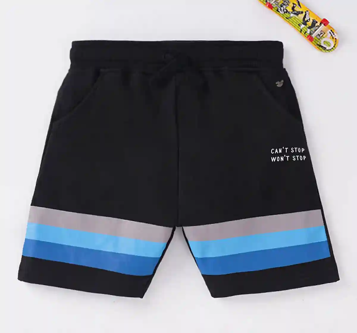 Cut And Sew Panel Shorts
