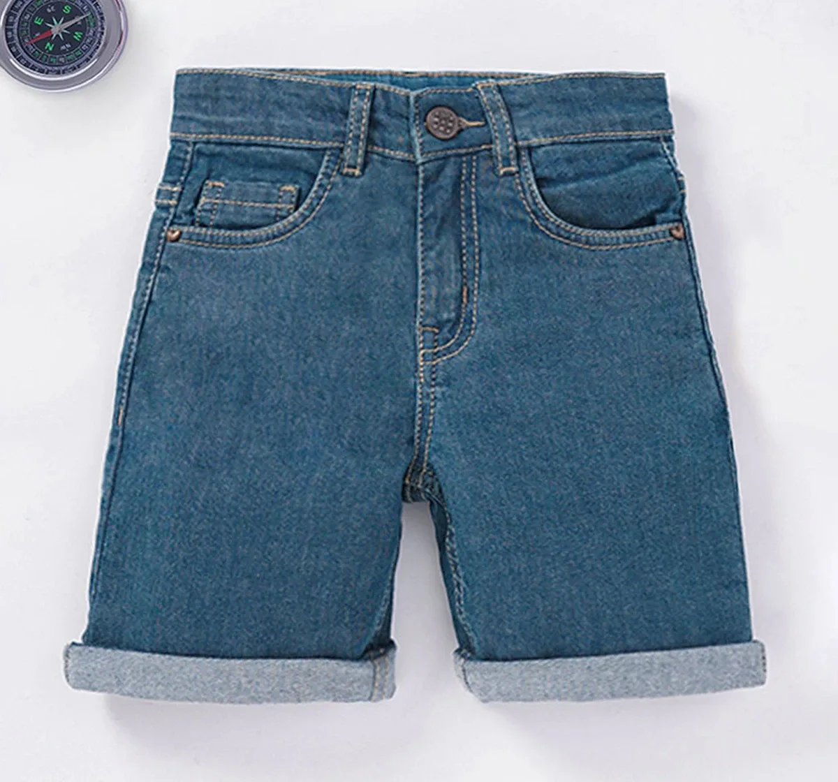 Boys Denim Five Pocket Shorts