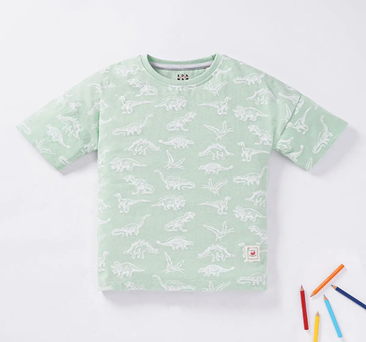 Boys Dino Printed T-Shirt