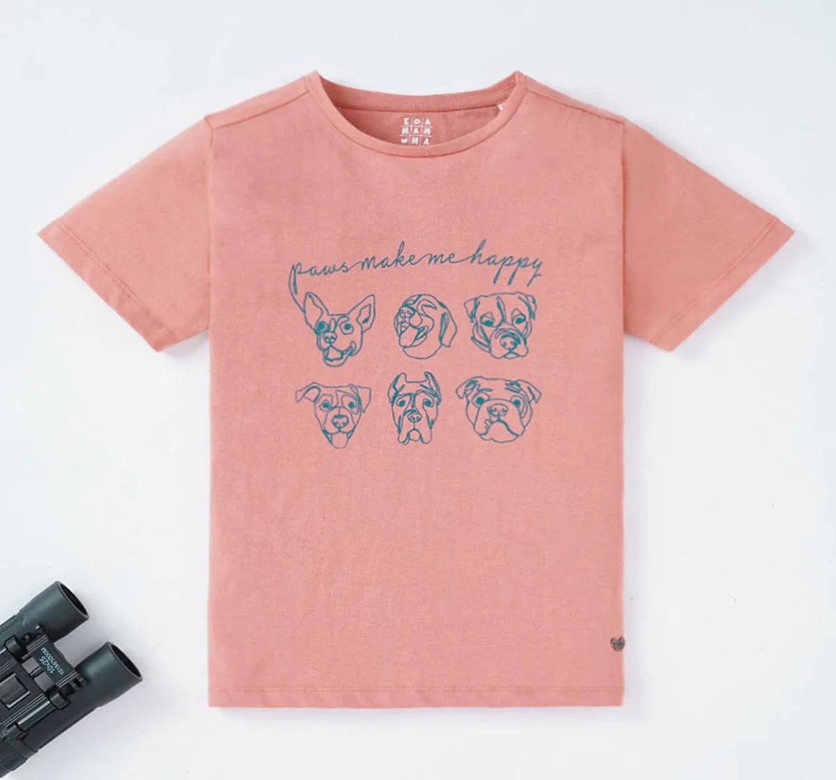 Boys Dog Printed T-Shirt