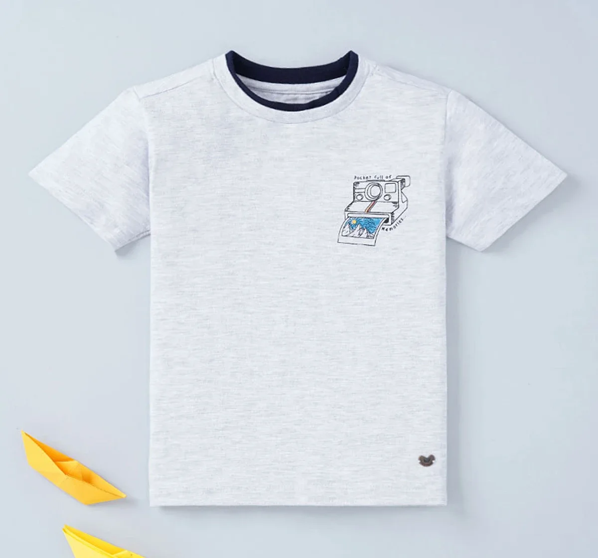 Boys Camera Print T-Shirt
