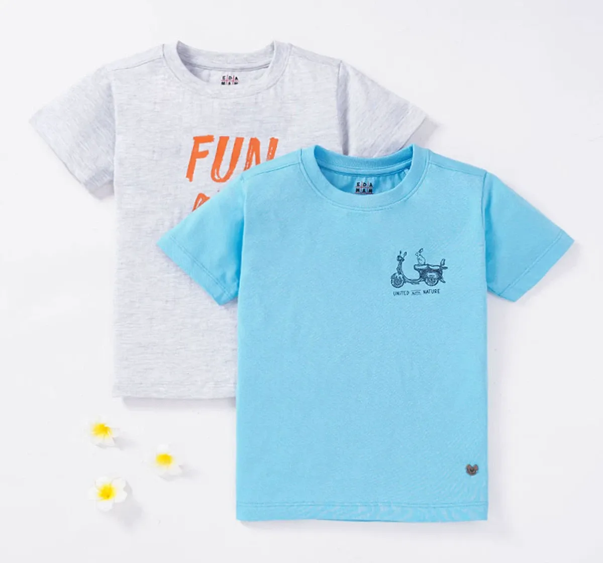 Boys Printed Tees Pack Of 2