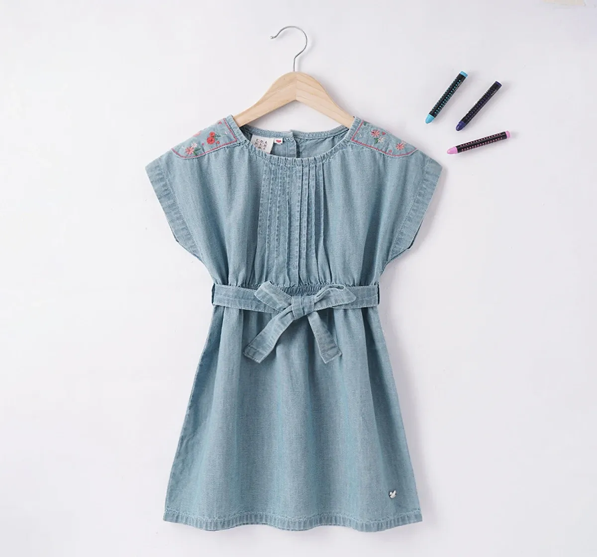 Girls Embroidered Dress