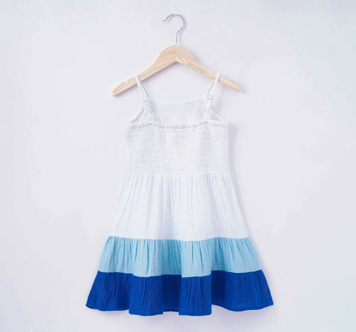 Girls Cut And Sew Strappy Dress