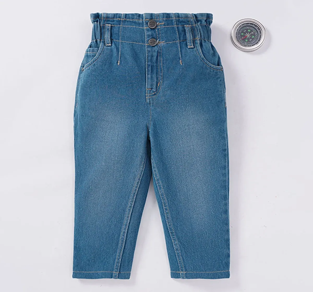 Girls Paper Bag Jeans