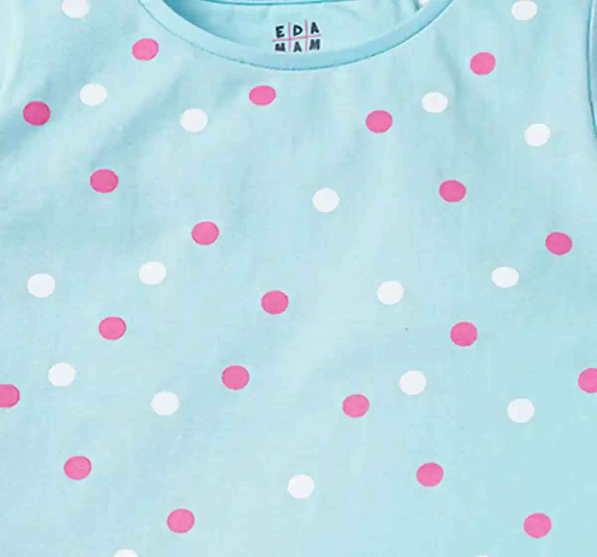 Girls Polka Print Night Suit