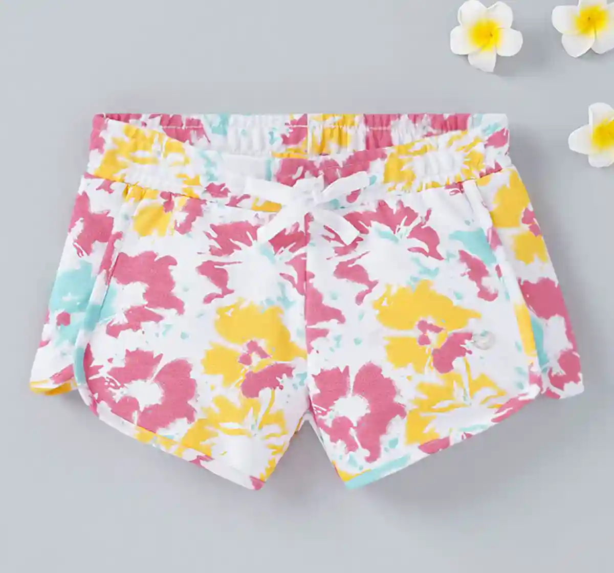 Girls Tie Dye Printed Shorts