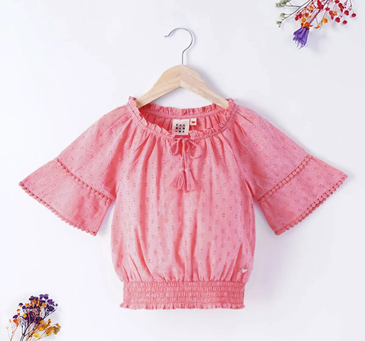 Girls Bell Sleeve Top