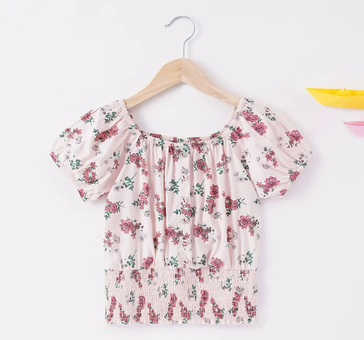 Floral Elasticated Top