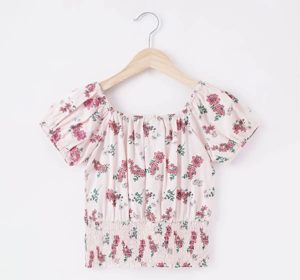 Floral Elasticated Top